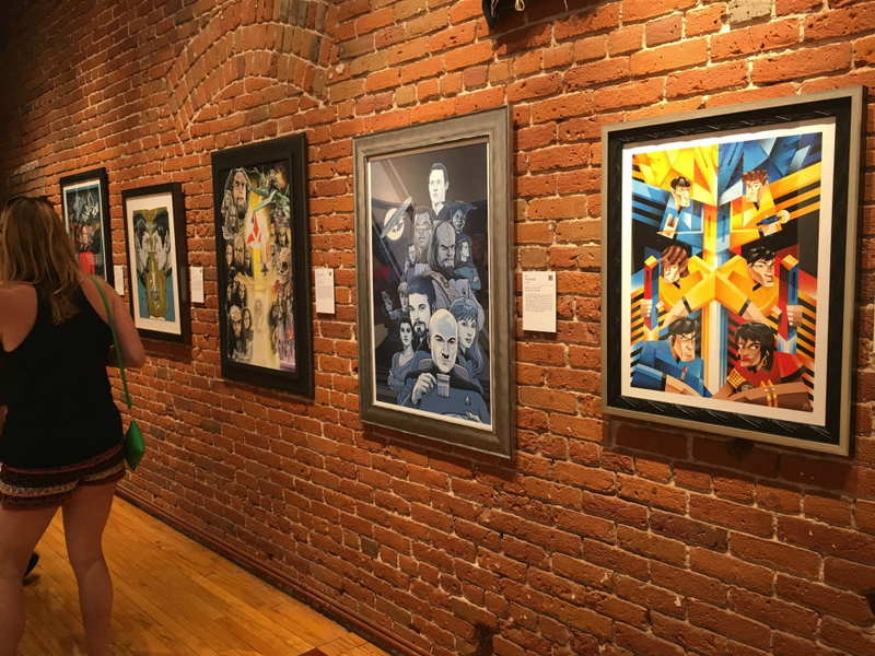 Illustration for article titled 50 Artists Commemorate 50 Years of Star Trek in This Amazing Art Exhibit